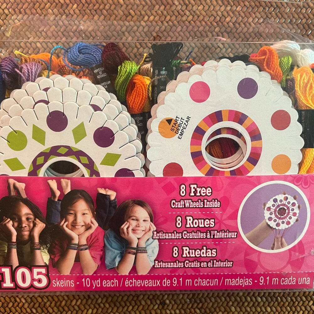 New Craft Cord Value Pack by Loops & Threads™, 105ct. With Craft Wheel